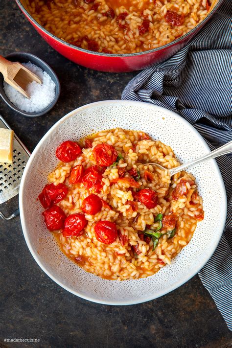 Tomaten Risotto Mit Zweierlei Tomaten Madame Cuisine