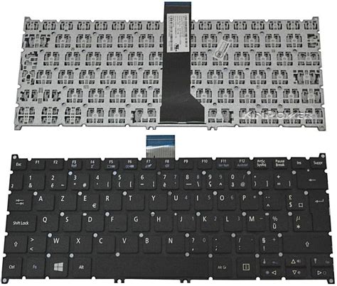 KinPower Clavier AZERTY Français Compatible avec Acer Aspire V3 372 V5