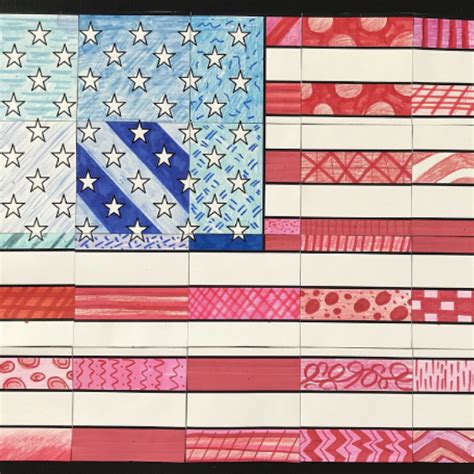 Veterans' Day Collaborative Flag | Art With Jenny K.