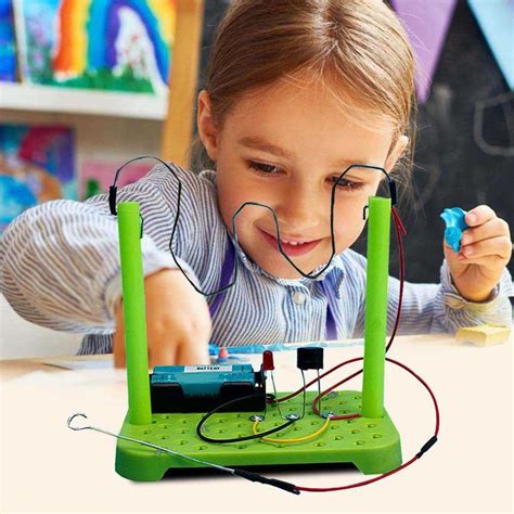 Buy Diy Physics Electric Circuit Learning Starter Kit Science Lab Basic Electricity Magnetism