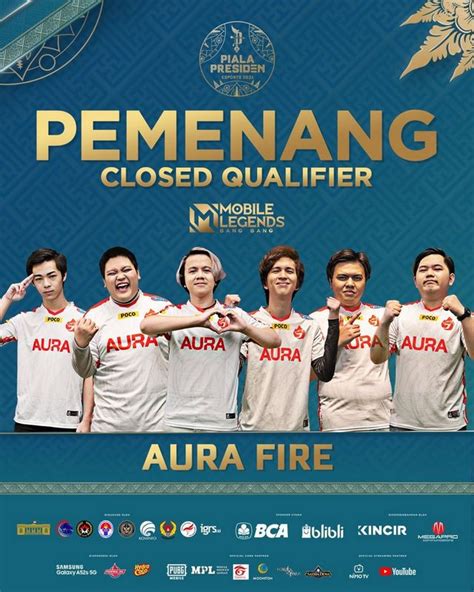 Aura Fire Juara Piala Presiden Esports Mobile Legends Kualifikasi