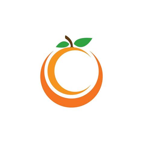 Orange template logo design. Vector 14432934 Vector Art at Vecteezy