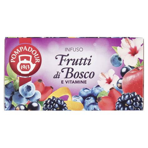 Pompadour Infuso Frutti Di Bosco E Vitamine Bustine 20 X 3 G NonPesa