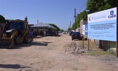 Gua Para Todos Governo Iniciou Neste S Bado Mais Uma Obra De