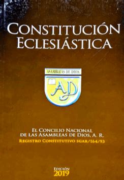 Libro De La Constitucion De Las Asambleas De Dios Version En Pdf