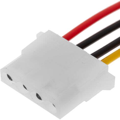 Câble convertisseur d alimentation MOLEX 4 broches femelle vers SATA 15