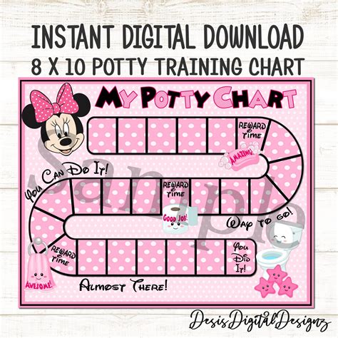 Instant Download Reward Chart Printable Chart Minnie Chart, 56% OFF