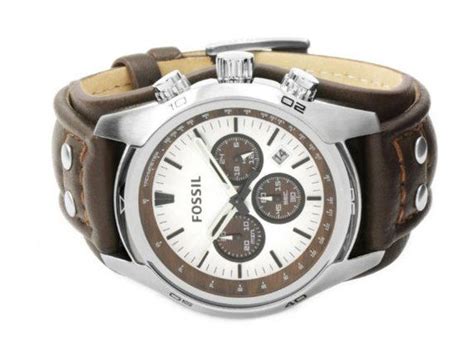 Fossil Ch Coachman Chronograph Cuff Leather Men S Watch