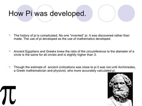 The Origin And History Of Pi By Nikitha Reddy