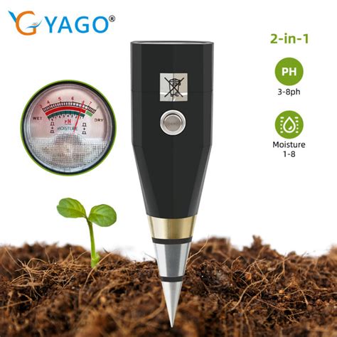 Rcyago High Precision Soil Tester Acidity Meter Humidity In Ph