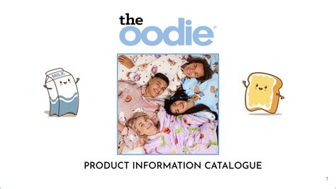 The Oodie - Product Information Catalogue