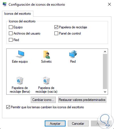 C Mo Cambiar Icono Acceso Directo Y Panel De Control Windows Solvetic