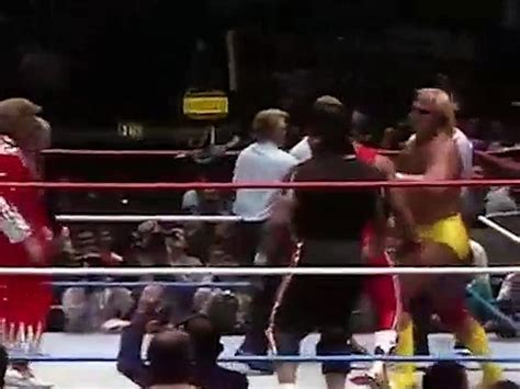 WrestleMania 1 Main Event Hulk Hogan Mr T Vs Roddy Piper Paul