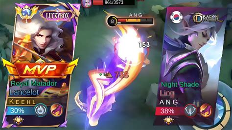 ENEMY PICK MY LING SO I DESTROY HIM USING LANCELOT TOP GLOBAL LANCELOT