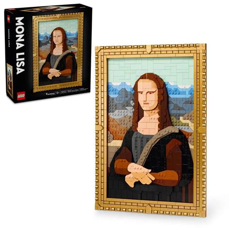 LEGO Art 2024 Mona Lisa Painting Revealed For October