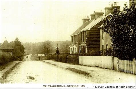 Vicarage Road And The Old Vicarage Kennington Kent In Ww1