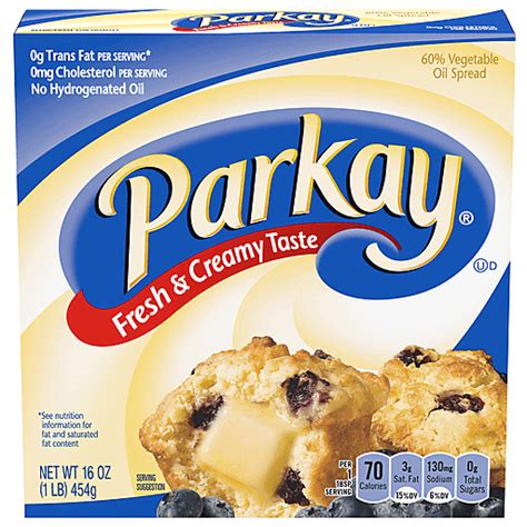 Parkay Spread, 60% Vegetable Oil 16 oz | Margarine & Butter Substitutes ...