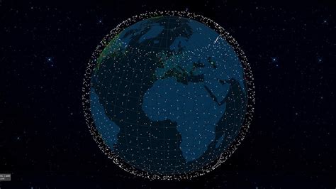 Mapa Espacial Mostra Satélites Starlink Oneweb E Gps