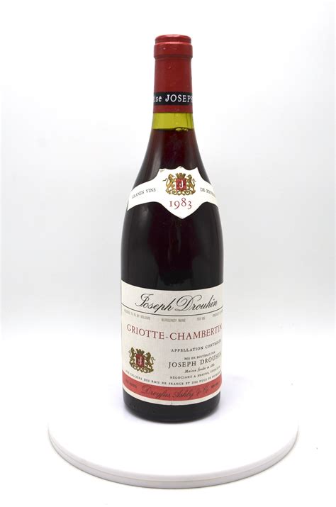 1983 Joseph Drouhin Griotte Chambertin Grand Cru Wine Consigners Inc