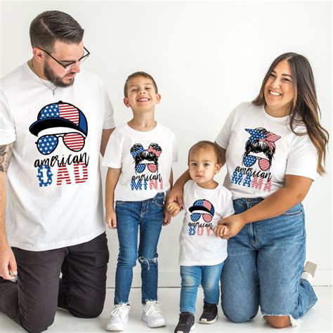 4th July Family Shirts - American Family - Tiny Tots Kids