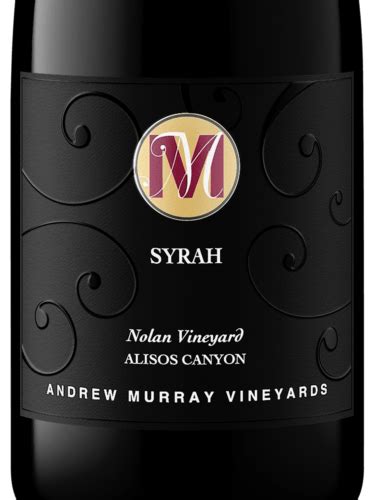 Andrew Murray Vineyards Syrah Nolan Vineyard Vivino US