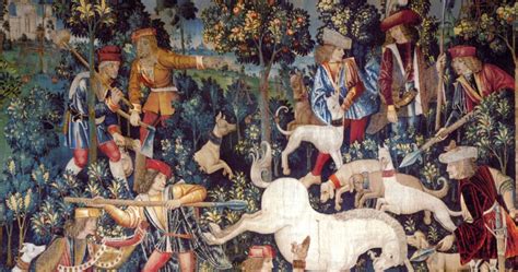 Unicorn in Art: The Hunt of the Unicorn : The Unicorn at Bay, 1495