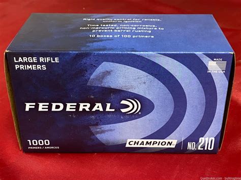 Federal Champion No Large Rifle Primers Fresh From Federal Qty