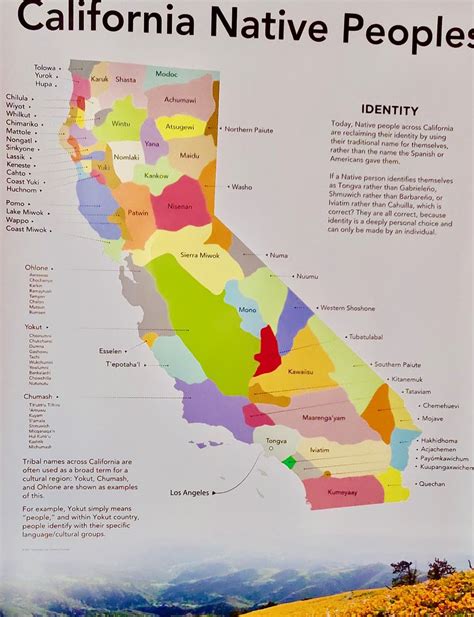 California Tribal Map Designed By Chumash Tribe Member Tim Flickr