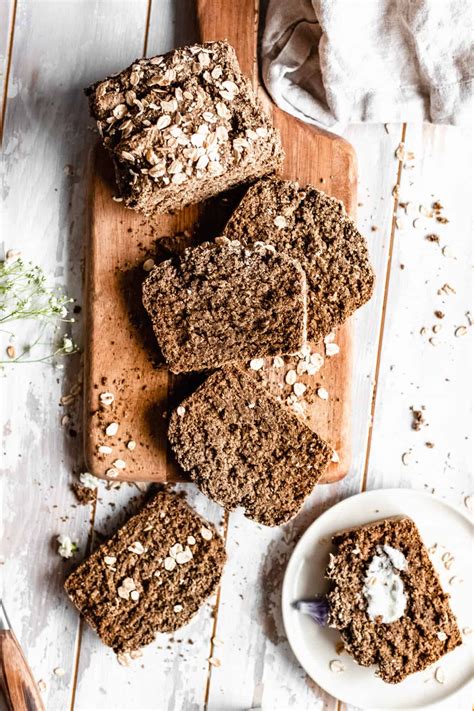 Vegan Gluten Free Oat Bread Yeast Free Recipe Yeast Free Breads Gluten Free Oat Bread