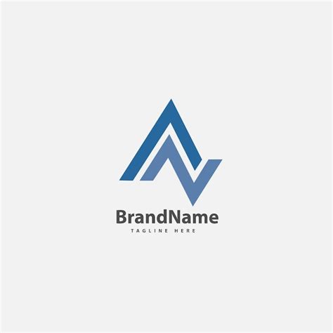 Premium Vector | Alphabet an branding identity corporate vector logo a design.