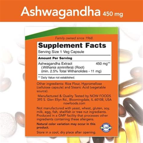 Now Food Ashwagandha In Bangladesh 90 Veg Capsules