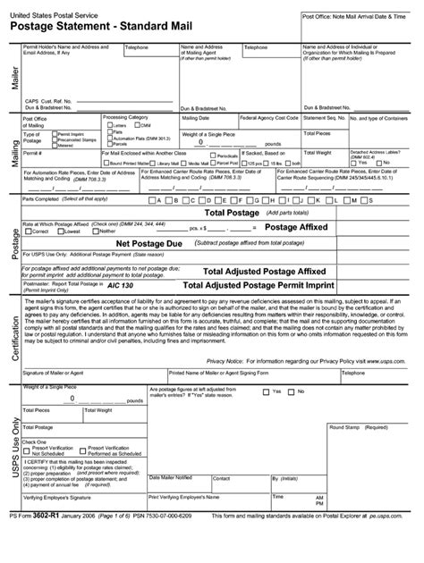 Usps Fillable Form Psn7 7619 04 000 5093 Printable Forms Free Online