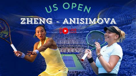 Qinwen Zheng Vs Amanda Anisimova Us Open Round Live Tennis