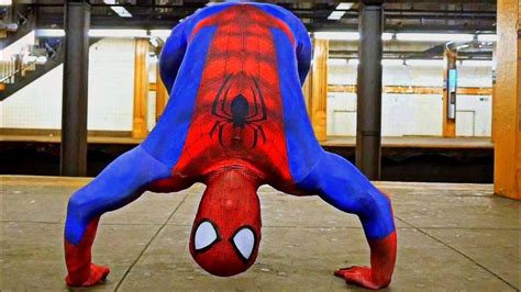 Amazing Spider Man Dance Flips Spins And Tricks In Real Life Youtube