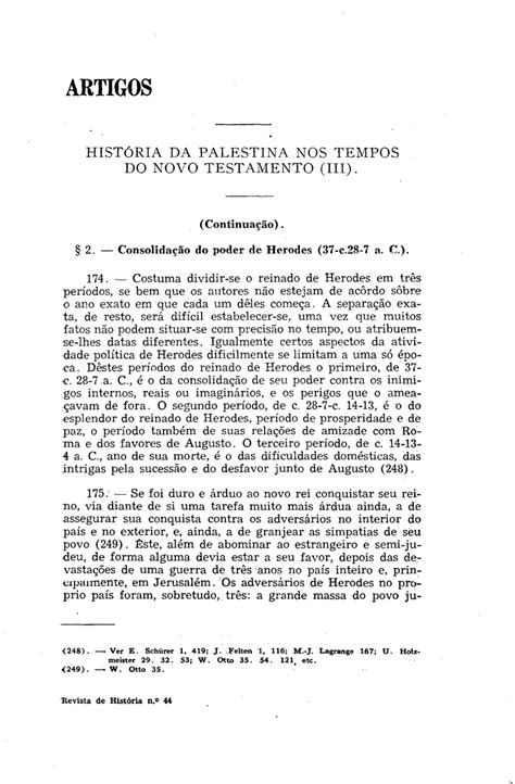 Pdf História Da Palestina Nos Tempos Do Novo Testamento Iii