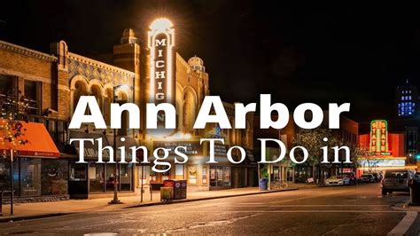 Best Things To Do In Ann Arbor World Travel Youtube