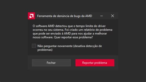 O Software Amd Detectou Que O Tempo Limite Resolvi Assim Youtube