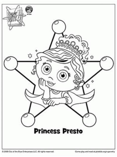 Super Why Coloring Coloring Pages