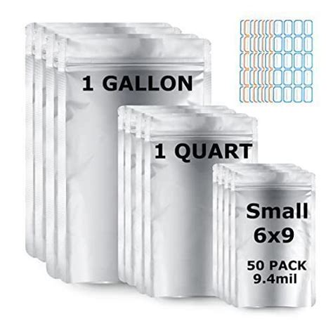 Pack Mylar Bags For Long Term Food Storage Extra Thick Mil