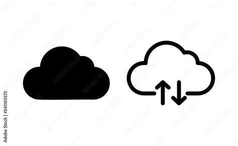 Cloud Icon Vector For Web And Mobile App Cloud Sign And Symbol Stock Vector Adobe Stock