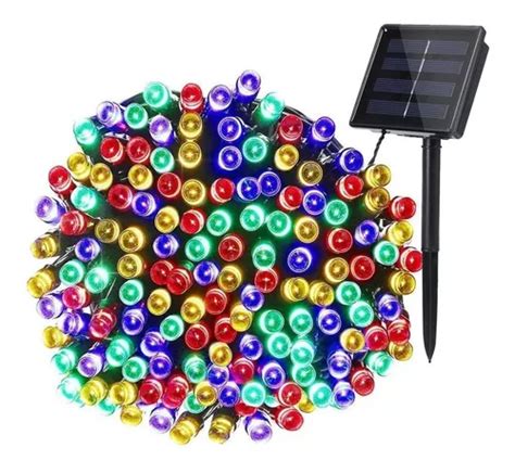 Pack Luces Guirnalda Solar Led Multicolor Metros