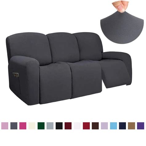 Sof Reclin Vel Slipcover Fundo El Stico 3 Lugares Tampa Do Sof