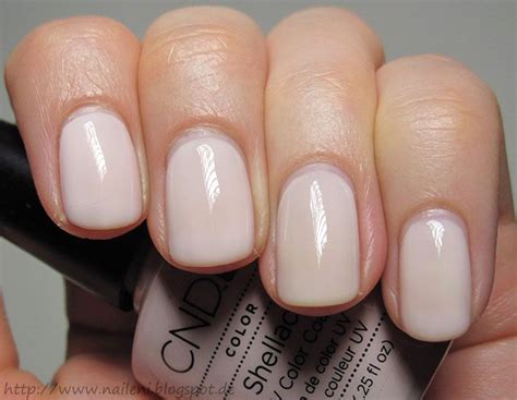 Romantique Shellac Nude Nails Here Comes The Bride Pinterest Cnd