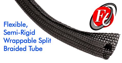 Techflex F6 Flexible Semi Rigid Wrap Around Braided Sleeving