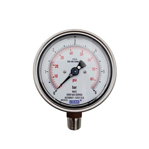 Original Wika Fully Stainless Steel Pressure Gauge