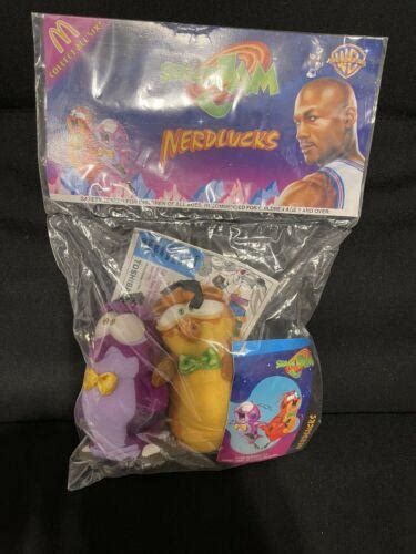 Looney Tunes Toons Space Jam plush McDonalds Nerdlucks in bag 1996 ...