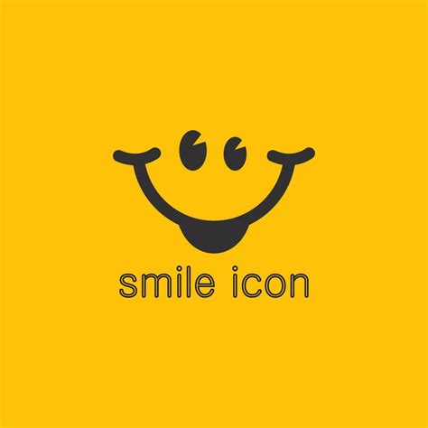 Smile Icon Smile Logo Vector Design Happy Emoticon Business Funny