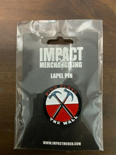 Pink Floyd The Wall Hammers Logo Lapel Pin Metalenamel Rock