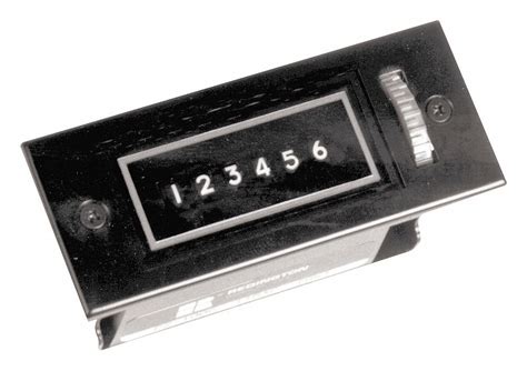 Trumeter Electromechanical Counter Number Of Digits Panel Mounting