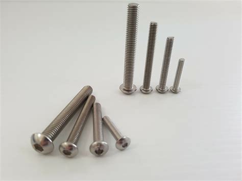 Socket Screw Button Head G304 Stainless Steel Size M3 M4 M5 Ebay